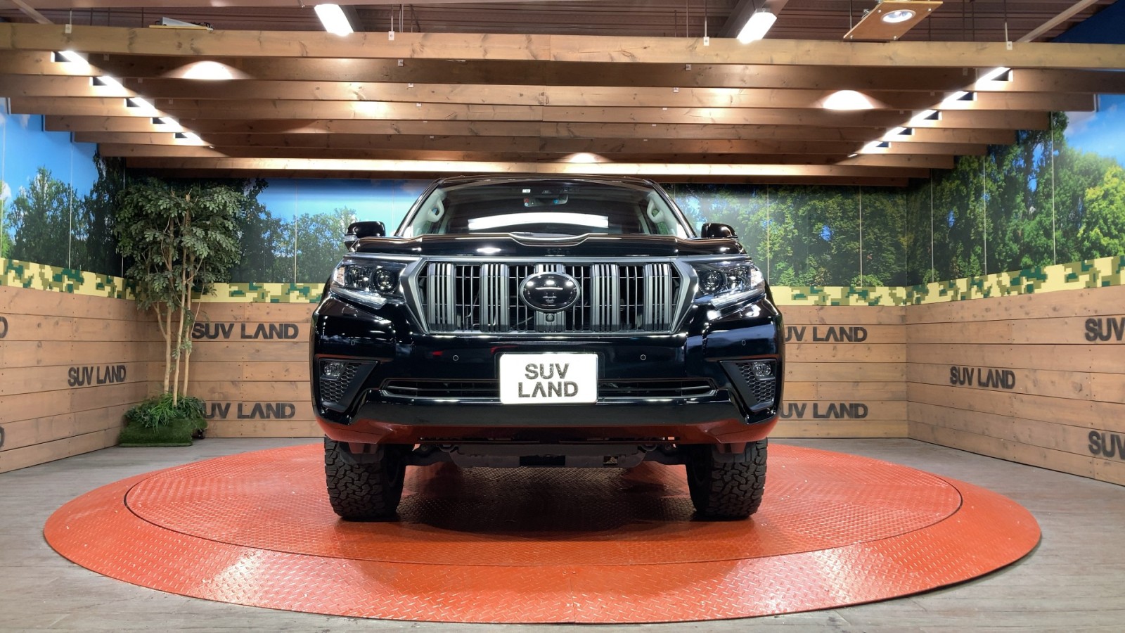 即購入可！150系ランクルプラド前期 マットブラックTOYOTAグリル